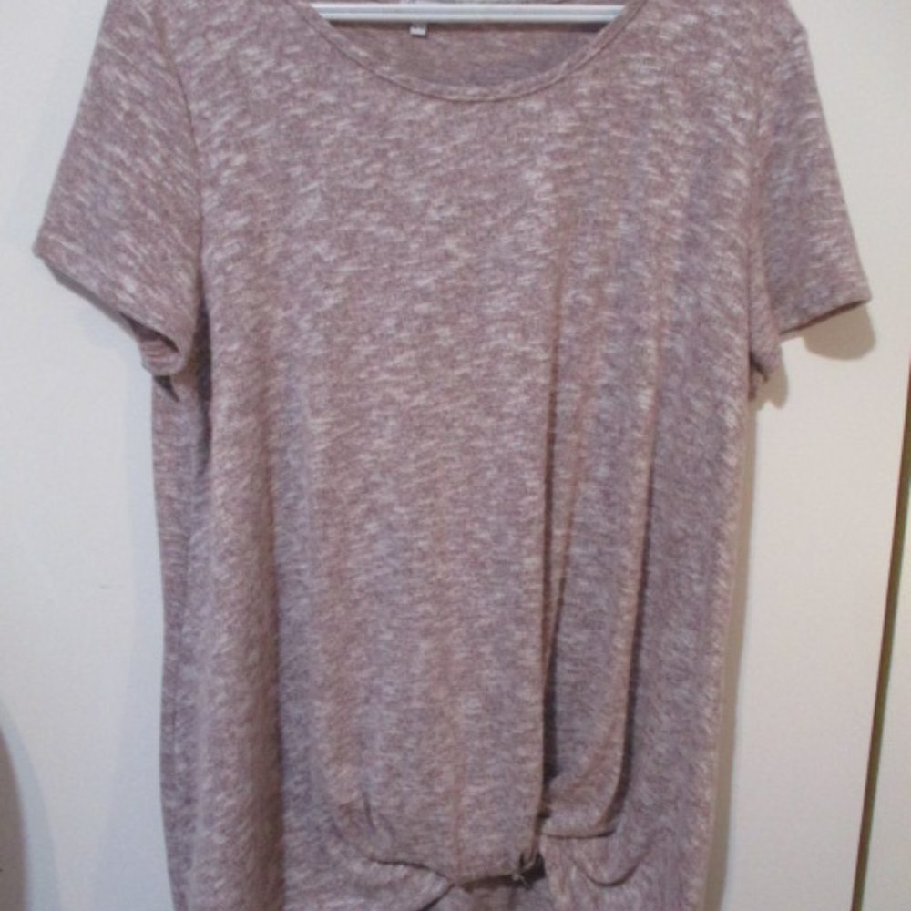 Purple Bottom Knot Top